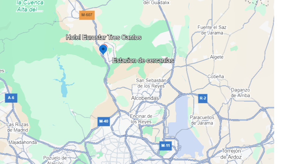 Vista Mapa - Tres Cantos